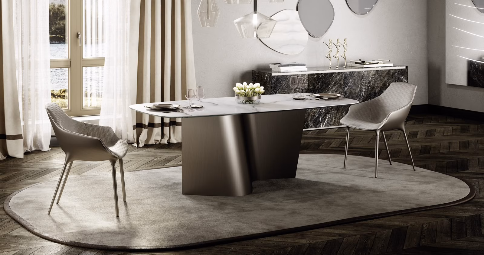 REFLEXT ANGELO DINING TABLE AOF